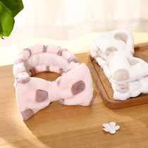 FaSoLa Hair Band Female Hair Hoop Simple Cute Headgear Tie Tie Hairband Bow Hairband
