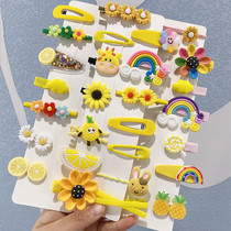 Childrens hair clip Korean baby headdress Cute princess broken hair edge clip Girl does not hurt hair bangs hair hair hair headdress