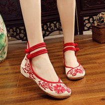 Parent-child old Beijing childrens cloth shoes womens shoes ethnic style embroidered shoes students Xiuhe dance shoes princess shoes trendy shoes