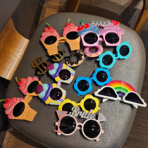 ins little red book the same birthday glasses Party prom party glasses styling glasses self-shooting and freak wave