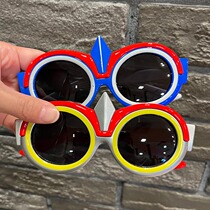 Children Ottmann glasses boy fashion handsome personality polarized sunglasses baby cartoon silicone sunglasses sunglasses
