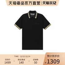 Versace Jeans Couture Versace mens cotton short-sleeved polo shirt 71GAGT10 CJ01T