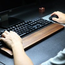 Keyboard hand rest wooden wooden keyboard hand holder black walnut wrist pad mechanical keyboard wooden hand pad Palm Holder