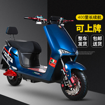 New 9-generation electric motorcycle scooter high-speed high-power electric vehicle battery car takeout 72v long-distance running vehicle