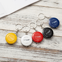 German keychain small tape measure custom printed logo advertising gift promotion two-dimensional code printing mini three-dimensional soft ruler
