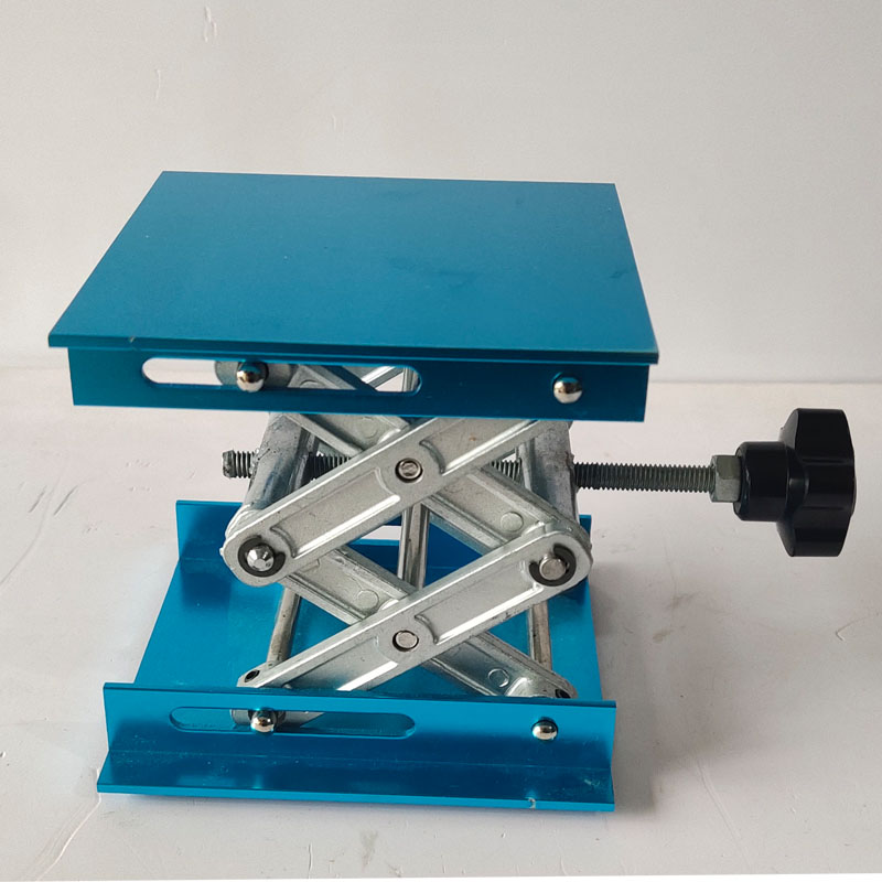 High-end boutique laboratory aluminum oxide lifting table aluminum alloy lifting table manual universal small lift