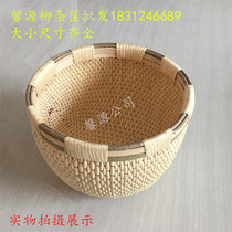 Pure handmade wicker bucket rice bucket willow basket bamboo basket storage wicker basket