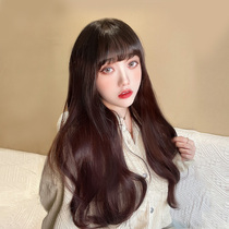 Ai Fei wig female long curly hair big wave U-shaped half-head long hair one piece wig natural and realistic fashion