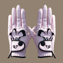 South Korea exports missed inspection golf gloves womens two-handed summer sun-proof left and right-handed caddy non-slip wear-resistant thickening