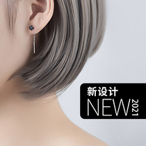 2021 New Tide summer high-grade silver earrings earrings short hair suitable for tassel earrings earrings