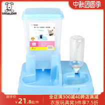 Cat Bowl Cat Food Double Bowl Food Pot Rice Bowl Rice Pot Rice Pot Drinking Machine Pet Dog Automatic Feeder Cat Supplies