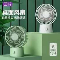 ZMI Zimi desktop portable automatic shaking head small fan stepless speed regulation large wind USB charging dormitory desktop