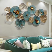 Living room pendant wall decoration light luxury American style wall sofa background wall hotel wall decoration creative wall decoration