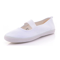 Qingdao Double Star Gymnastics Shoes Elastic mouth Women and Children Small White Shoes Work Shoes Student Sports Shoes