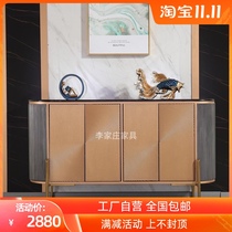 Marble porch cabinet living room sideboard room decorative cabinet storage shoe cabinet light luxury door hall side cabinet