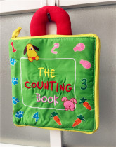 Qingkura Baby Teaches Big Boob Books Stereohape Sensation Baby Puzzle Boob 