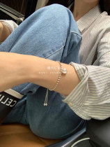 Han Chic Linene buys hand silver925 heart pearl love bracelet