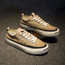 Mens shoes 2021 Spring Summer breathable thin section Opening Laugh Sails Cloth Shoes Men Casual 100 Hitch Low Bunch Shoes Man Tide Shoes