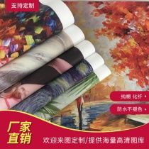 UV canvas printing decorative painting advertising non-woven custom mural photo hanging painting chemical fiber pure cotton painting core spray painting