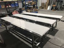 PU food conveyor double layer 304 stainless steel conveyor Lifting assembly line PVC skirt baffle injection molding machine