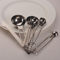 Add a little fun creative 304 stainless steel measuring spoon 7-piece set baking scale spoon Measuring spoon set measuring spoon Experimental spoon