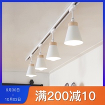 Nordic track lights led clothing store home living room wall COB rail style background wall track strip light