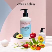 Evereden Newborn Shampoo and Bath Two-in-One (Non-Fragrance Type) Recommended by American shi Rash Association