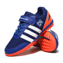 Back Force Children Football Shoes Net Face Magic Sticked Nails Male And Female Children Summer Elementary School Pupils Training Shoes TF Anti Slip Breathable