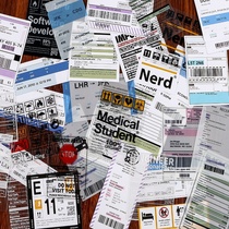 Life Branches PET WATERPROOF SELF-ADHESIVE HAND TENT WITH WIND HAND LEDGER SUIT MAGAZINE WIND SMALL PATTERN MATERIAL STICKERS DECORATE