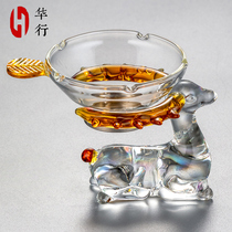 Glass tea filter kung fu tea set filter ultra-fine tea filter tea ceremony creative accessories tea leak tea filter
