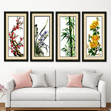 梅兰竹菊四扇屏-梅兰竹菊四扇屏促销价格、梅兰竹菊四扇屏品牌- 淘宝