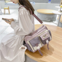 2021 Fall New Internet Red Mommy Bag Fashion Cute Single Shoulder Out Travel Bag Multifunction Light Skew Satchel Bag