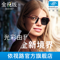 Yishilu spherical transitions nearsightedness glasses T8 new color-changing lenses
