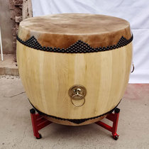 Big drum Cowhide big drum Tsubaki white stubble drum Log drum War drum Adult big drum Scalper skin drum Taoist temple drum