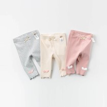 Girls leggings spring 2021 New Spring Women baby spring pants wear thin foreign style baby childrens clothing