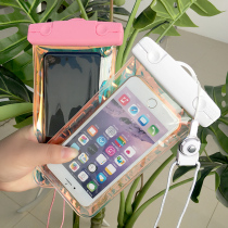 Swimming ultra-high-definition mobile phone waterproof bag unisex solid color touch screen colorful new deep waterproof