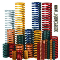 Mold domestic yellow spring red flat line compressed spring green blue strong rectangle 65mn tea brown spring