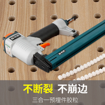 Furniture three-in-one connector Nylon plastic expanded embedded parts nut three-in-one piece piece Cabinet Accessories