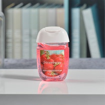 75% degree alcohol small portable health clean no-wash quick-drying 1 bottle of strawberry scented fragrance hand sanitizer