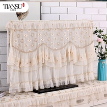 TV dust cover cover cloth cover cloth 2021 new LCD cabinet cover towel 55 inches 65 inches lace simple anti-smashing