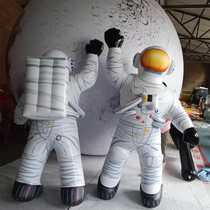 Inflatable astronaut landing astronaut spacecraft glowing moon liftoff Aircraft Rocket Space Decoration cartoon Air model