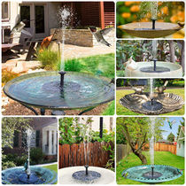 Manufacturers supply cross-border e-commerce solar fountains bird baths fountains floating fountains garden fountains