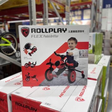 山姆代购美国rollplay如雷飞机脚踏漂移车儿童三轮车滑行车玩具