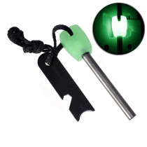 Flint magnesium rod outdoor Fire Stick waterproof wilderness survival tactical pen self-defense small arms wild fire artifact