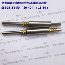 SSBGZ-Z8-50-(20-40)-(15-30) Miniature Ball Bushing Guide Assembly