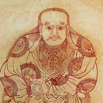Song Dynasty version of the Zhenwu Emperor North Xuanwu Xuantian Emperor Monument Tuo portrait scroll painting Tianshi Palace