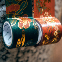 (kinbor X know no) antique and paper tape release paper stickers hand account bronzing DIY masking paper diary decoration stickers