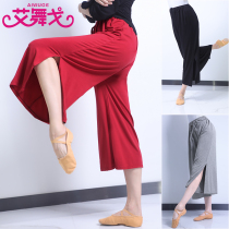 Dance pants Women loose classical ethnic modern dance wide leg pants Adult art examination practice pants Modal yoga pants