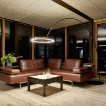 Fishing lamp Sofa next to the living room floor lamp Nordic modern creative light luxury designer hotel lobby floor lamp