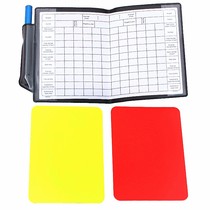 Football Red and yellow card Record book Referee whistle Patrol flag Coach Match supplies Edge picker Starting flag Command flag